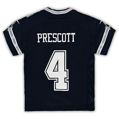Preschool Nike Dak Prescott Navy Dallas Cowboys Team Game Jersey