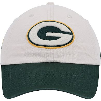 Men's '47 Cream/Green Green Bay Packers Sidestep Clean Up Adjustable Hat
