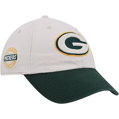 Men's '47 Cream/Green Green Bay Packers Sidestep Clean Up Adjustable Hat