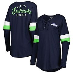 Lids 12s Seattle Seahawks Majestic Women's Tri-Blend Wordmark Name