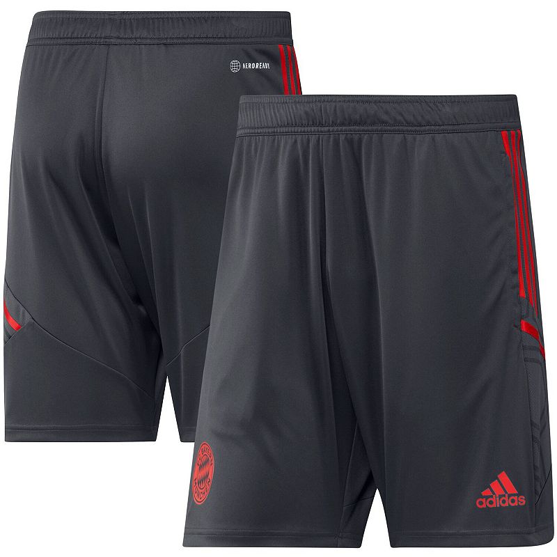 Mens adidas Gray Bayern Munich Training AEROREADY Shorts, Size: Small, Gre
