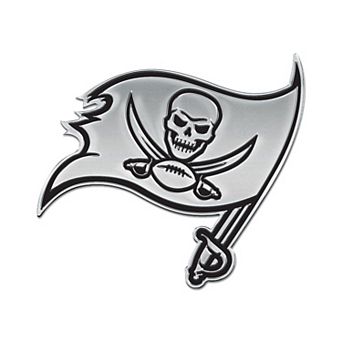 WinCraft Tampa Bay Buccaneers Team Chrome Car Emblem