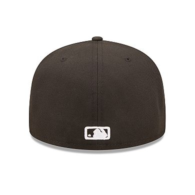Men's New Era Black Houston Astros Team Logo 59FIFTY Fitted Hat