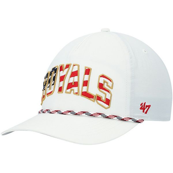 47 Kansas City Royals White Downburst Hitch Snapback Hat