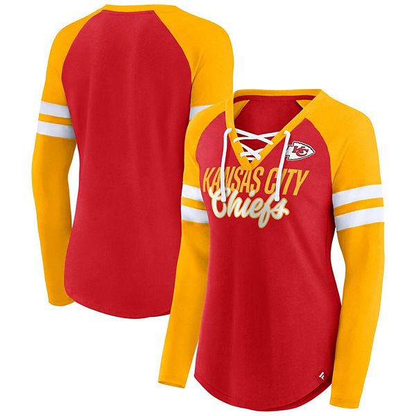 Kansas City Chiefs Nike Women's Fashion 3/4-Sleeve Raglan T-Shirt