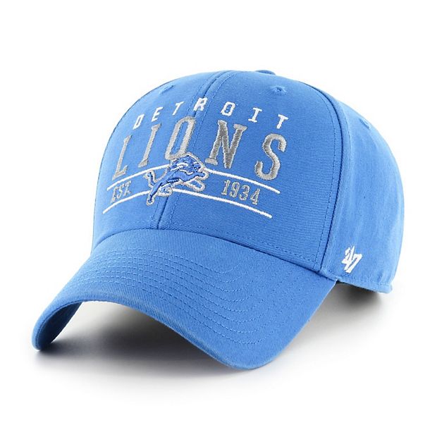 Detroit Lions '47 Youth Basic MVP Adjustable Hat - Blue