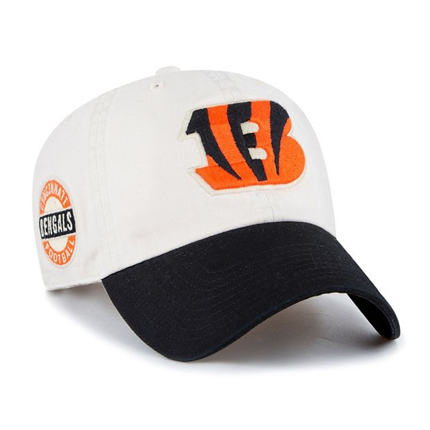 Cincinnati Bengals '47 Trucker Snapback Hat - Black/White