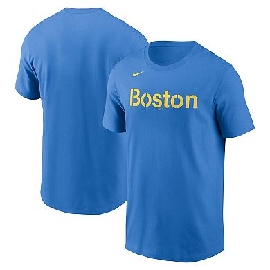 Men's Nike Royal Boston Red Sox Team City Connect Wordmark T-Shirt