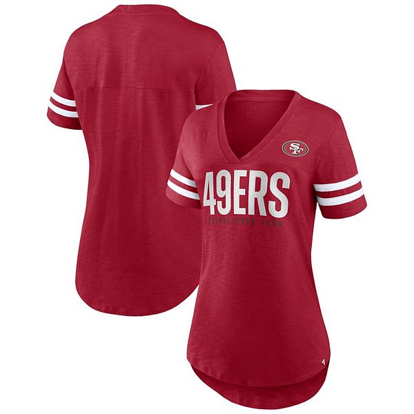 San Francisco 49ers Women's Power Move V-Neck Shirt 22 / S