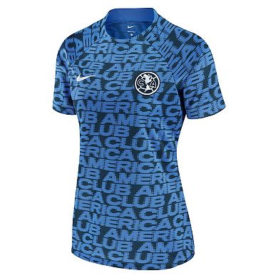 Women's Nike Navy Club America 2022/23 Pre-Match Home Performance Top