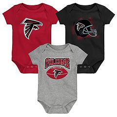 NFL Atlanta Falcons Baby Girls' Onesies 3pk Set - 3-6M