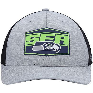 Men's '47 Heathered Gray/College Navy Seattle Seahawks Motivator Flex Hat