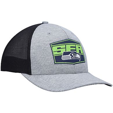 Men's '47 Heathered Gray/College Navy Seattle Seahawks Motivator Flex Hat