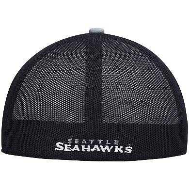 Men's '47 Heathered Gray/College Navy Seattle Seahawks Motivator Flex Hat