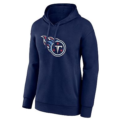 Women's Fanatics Branded Derrick Henry Navy Tennessee Titans Player Icon Name & Number Pullover Hoodie