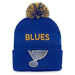 Men's Fanatics Branded Blue/Yellow St. Louis Blues 2022 NHL Draft Authentic Pro Flex Hat