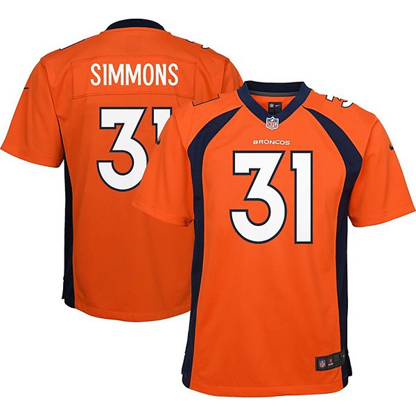 Justin Simmons Denver Broncos Nike Preschool Game Jersey - Orange