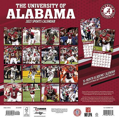 Alabama Crimson Tide 2023 16-Month Team Wall Calendar