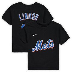 Nike Women's New York Mets Francisco Lindor #12 Blue T-Shirt