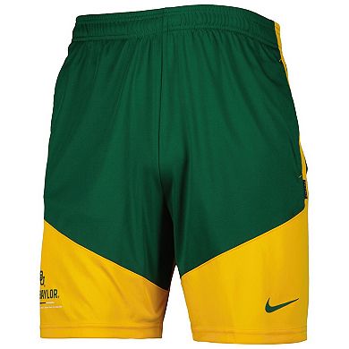 Men's Nike Green/Gold Baylor Bears Performance Player Shorts