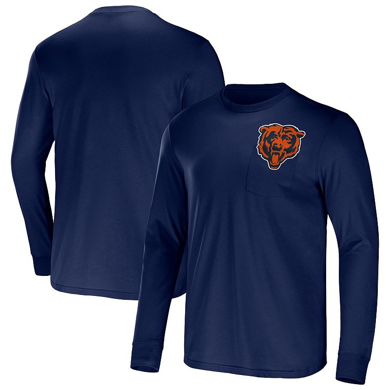 Mens NFL x Darius Rucker Collection by Fanatics Navy Chicago Bears Team Lo