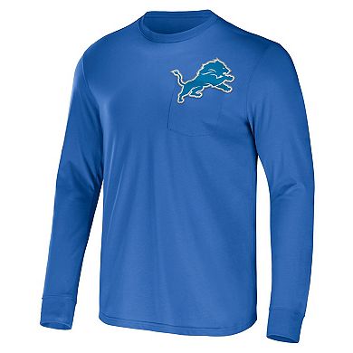 Men's NFL x Darius Rucker Collection by Fanatics Blue Detroit Lions ...