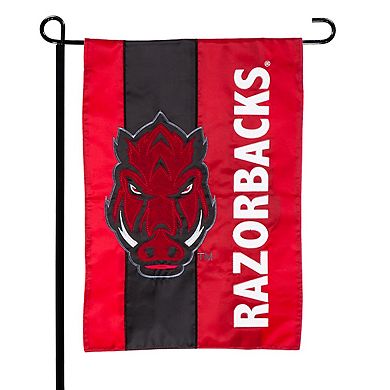 Arkansas Razorbacks 12.5" x 18" Embellish Garden Flag