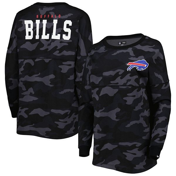 Women's New Era Black Buffalo Bills Camo Long Sleeve T-Shirt