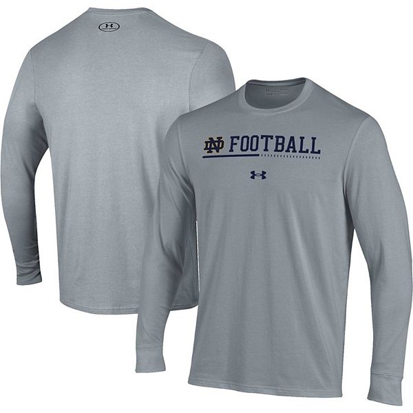 Men's Under Armour Gray Notre Dame Fighting Irish 2022 Sideline