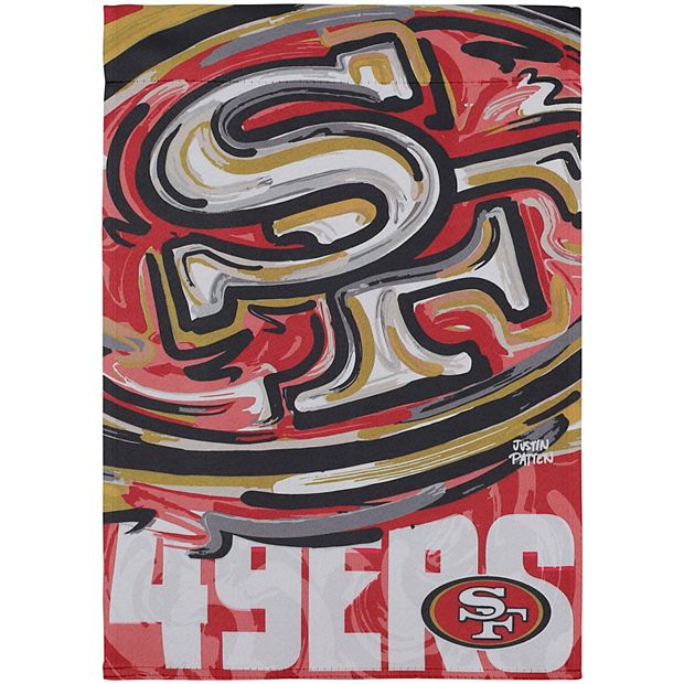 San Francisco 49ers 12.5'' x 18'' Double-Sided Justin Patten Suede