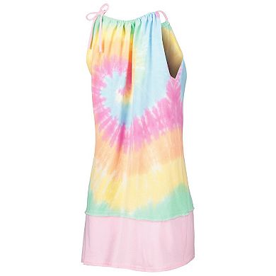 Women's Refried Apparel White San Francisco Giants Tie-Dye Tank Top Dress