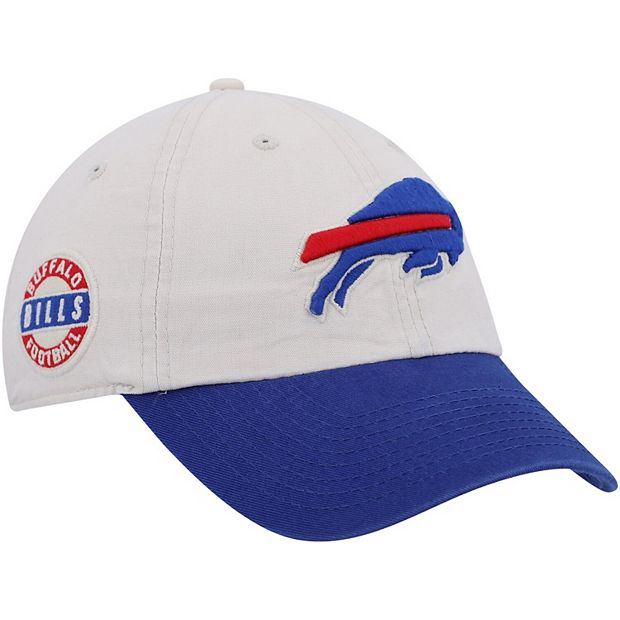 '47 Men's Cream/Royal Buffalo Bills Sidestep Clean Up Adjustable Hat