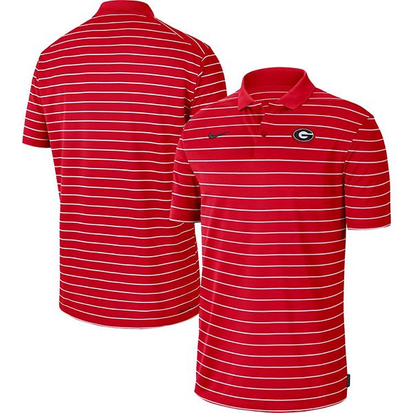 Atlanta Braves Nike Golf Stripe Victory Performance Polo - Red