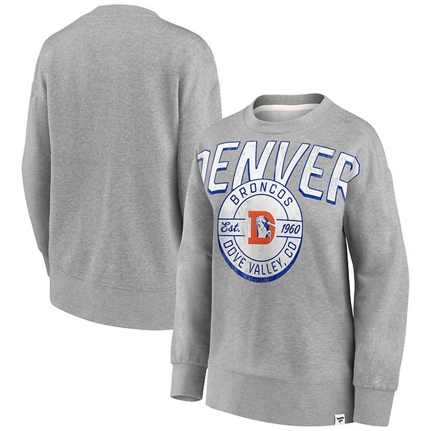 Women's Fanatics Branded Heathered Gray Denver Broncos Jump