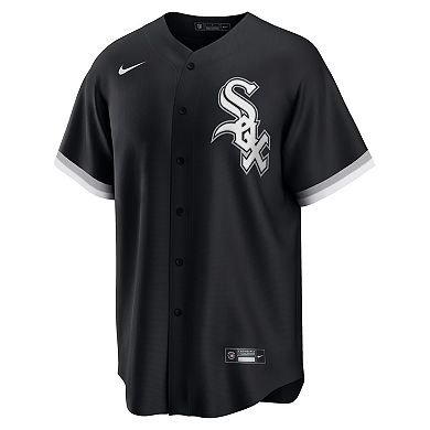 Men's Nike Bo Jackson Black Chicago White Sox Alternate Cooperstown Collection Replica Player Jersey