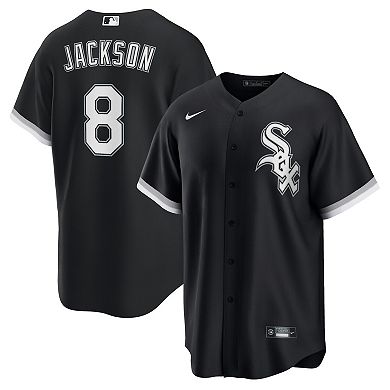 Men's Nike Bo Jackson Black Chicago White Sox Alternate Cooperstown Collection Replica Player Jersey