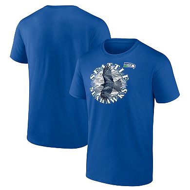 Men's Fanatics Branded Royal Seattle Seahawks Big & Tall Sporting Chance T-Shirt