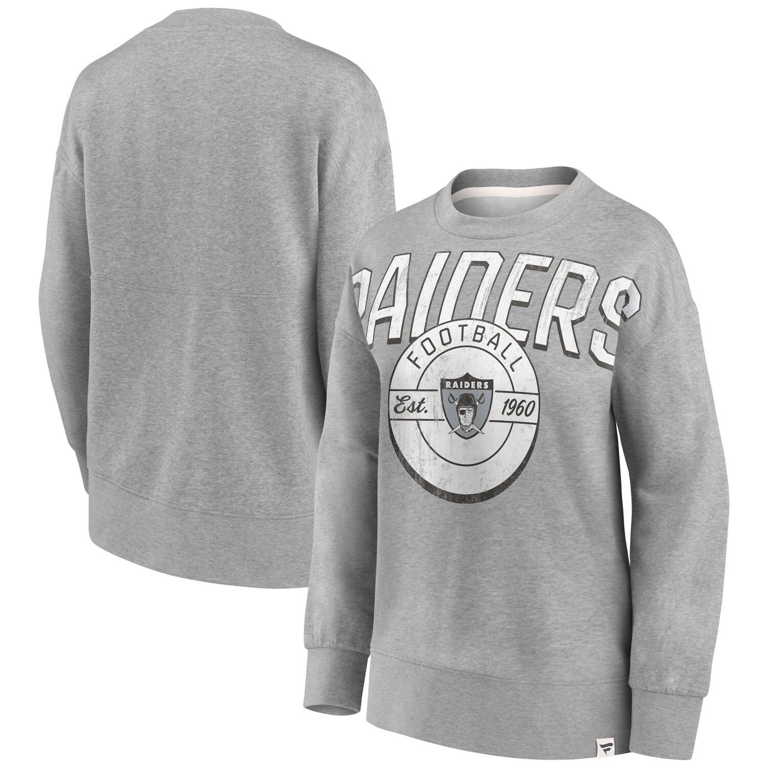 Raiders crew neck discount sweatshirt