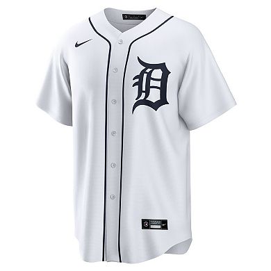 Men's Nike Javier Baez White Detroit Tigers Home Replica Player Jersey