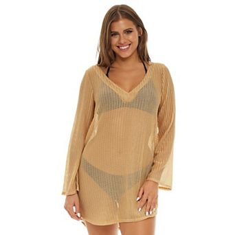 Women's Jordan Taylor V-Neck Swim Cover-Up Tunic