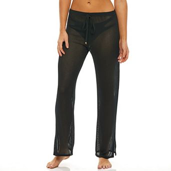 Women's Jordan Taylor Textured Mesh Swim Cover-Up Pants