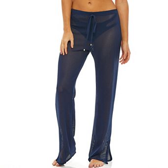 Women's Jordan Taylor Textured Mesh Swim Cover-Up Pants