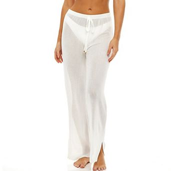 Women's Jordan Taylor Textured Mesh Swim Cover-Up Pants