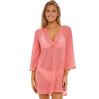 Women's Jordan Taylor Bell-Sleeve Swim Cover-Up Tunic