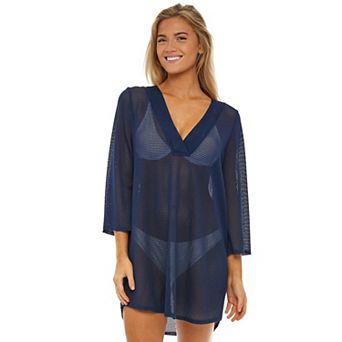 Women's Jordan Taylor Bell-Sleeve Swim Cover-Up Tunic