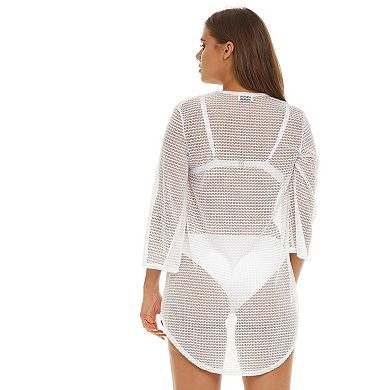 Women's Jordan Taylor Bell-Sleeve Swim Cover-Up Tunic