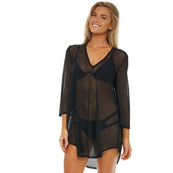 Women's Jordan Taylor Bell-Sleeve Swim Cover-Up Tunic
