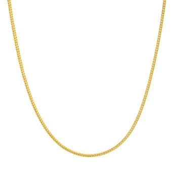 Paige Harper 14k Gold Over Recycled Brass Wheat Chain Necklace