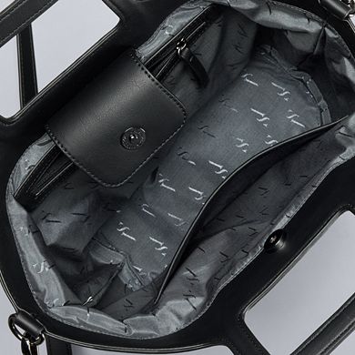 Simply Vera Vera Wang Top Handle Straw Satchel Bag
