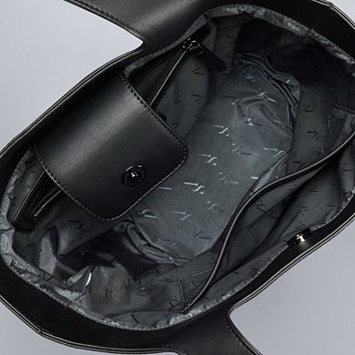 Simply Vera Vera Wang Modern Straw Tote Bag